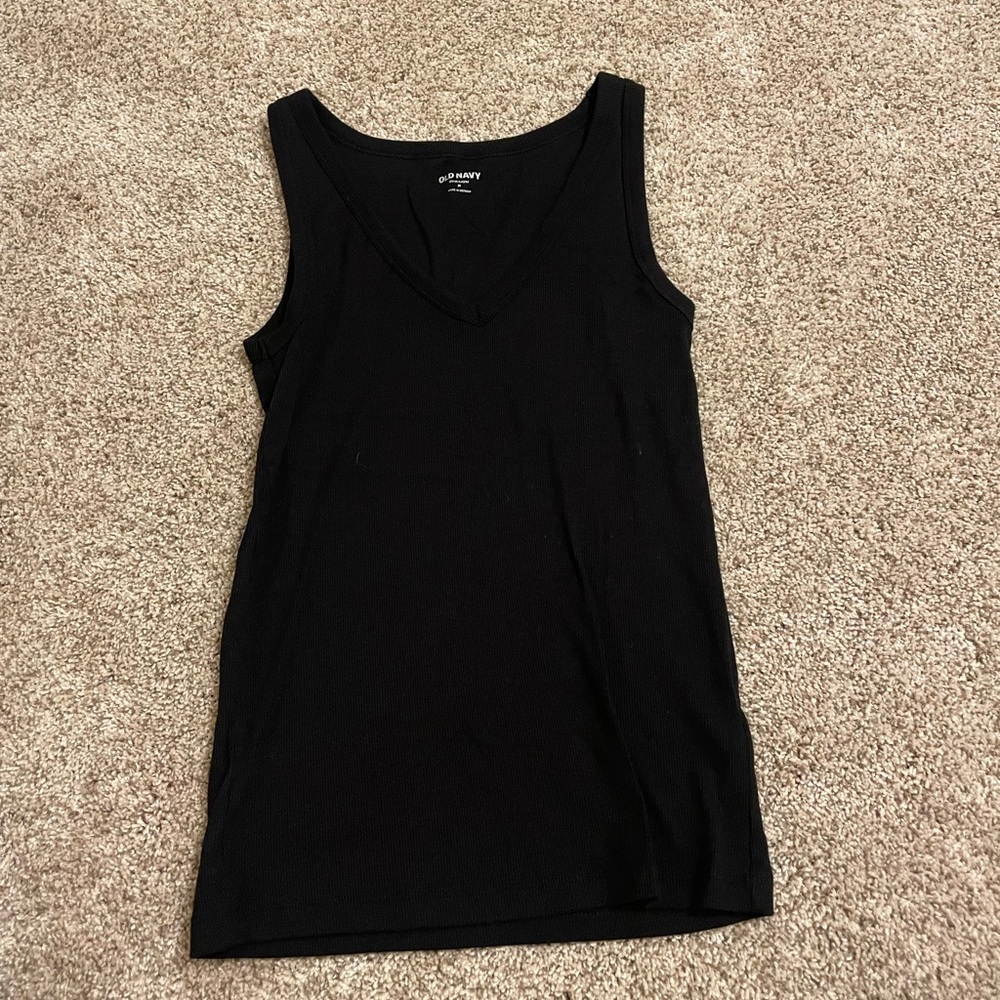 Old Navy Black Ribbed Top